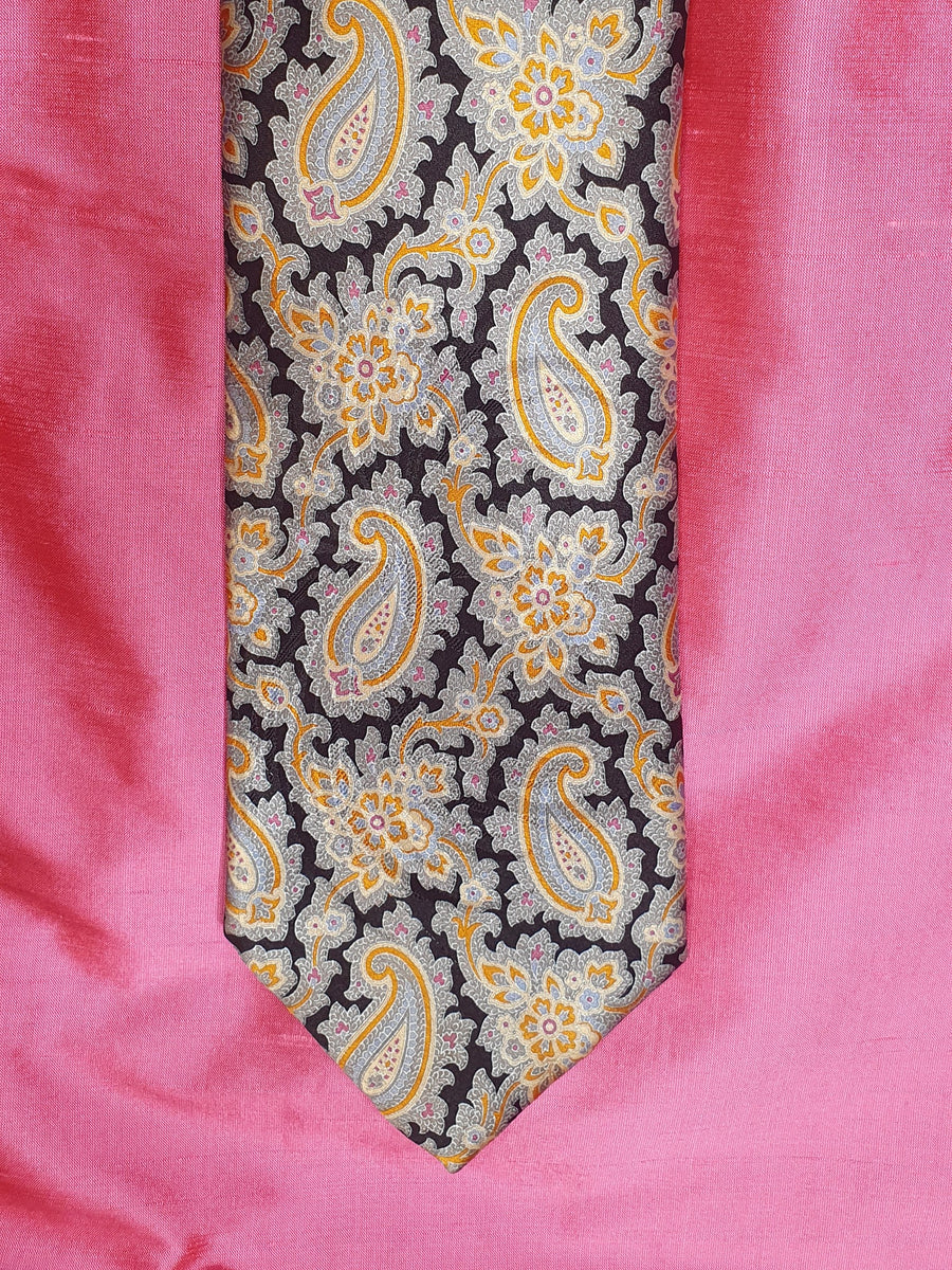 Brioni Silk Paisley Tie